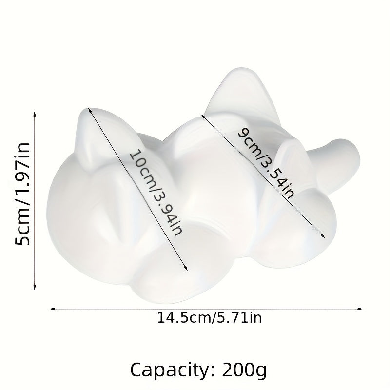 Милый рисовый формовщик в виде кота - отлично подходит для приготовления суши и роллов из водорослей, вмещает 200 г риса, идеально для домашней кулинарии, пикников и бенто-боксов.