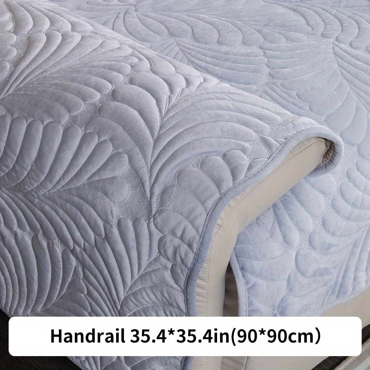 Короткий плюшевый чехол для дивана на все сезоны, идеально подходит для домашнего декора в спальне, офисе или гостиной. Исключает спинку, подлокотники и наволочку.