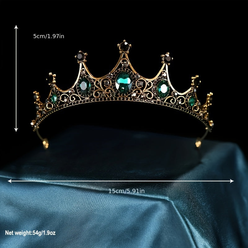 Crystal Rhinestone Tiara Crown Headband for Bride and Princess Wedding or Party Accessories