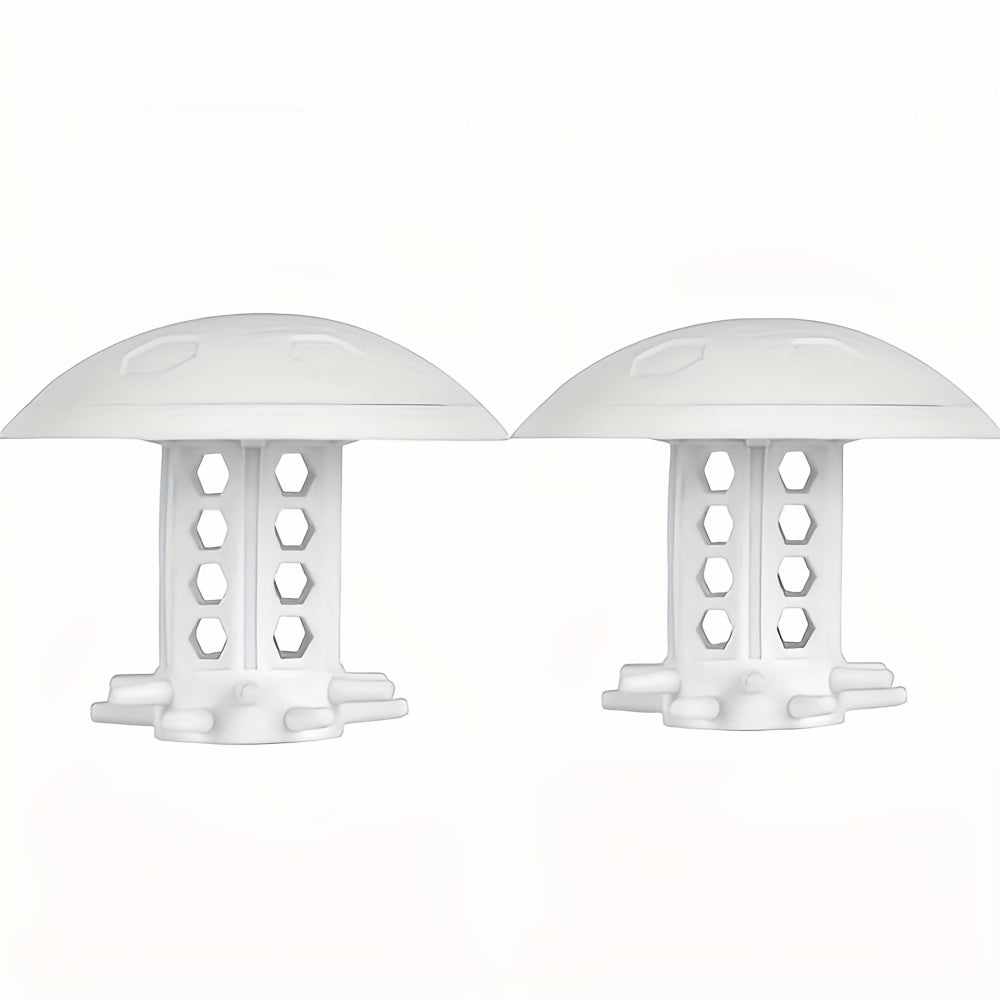 Filtro para cabello en desagüe para bañera y lavabo, conjunto 2 en 1, reutilizable, fácil de limpiar