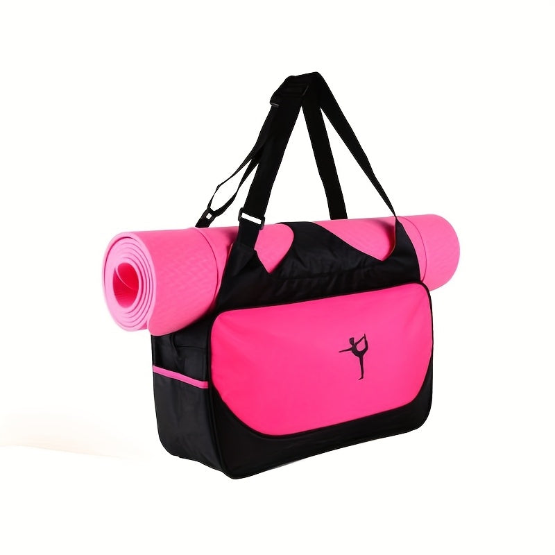 Bolsa de deporte de nylon grande capacidad, ligera, para gimnasio, yoga, fitness, danza y gimnasia