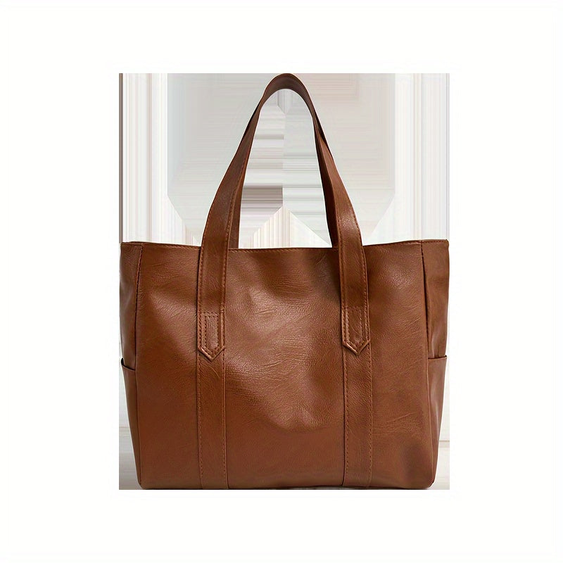 Ayollar uchun zamonaviy qora to'plam sumkasi, egiluvchan dizayn, zip yopilishi, bir nechta bo'limlar va polyester astar bilan.