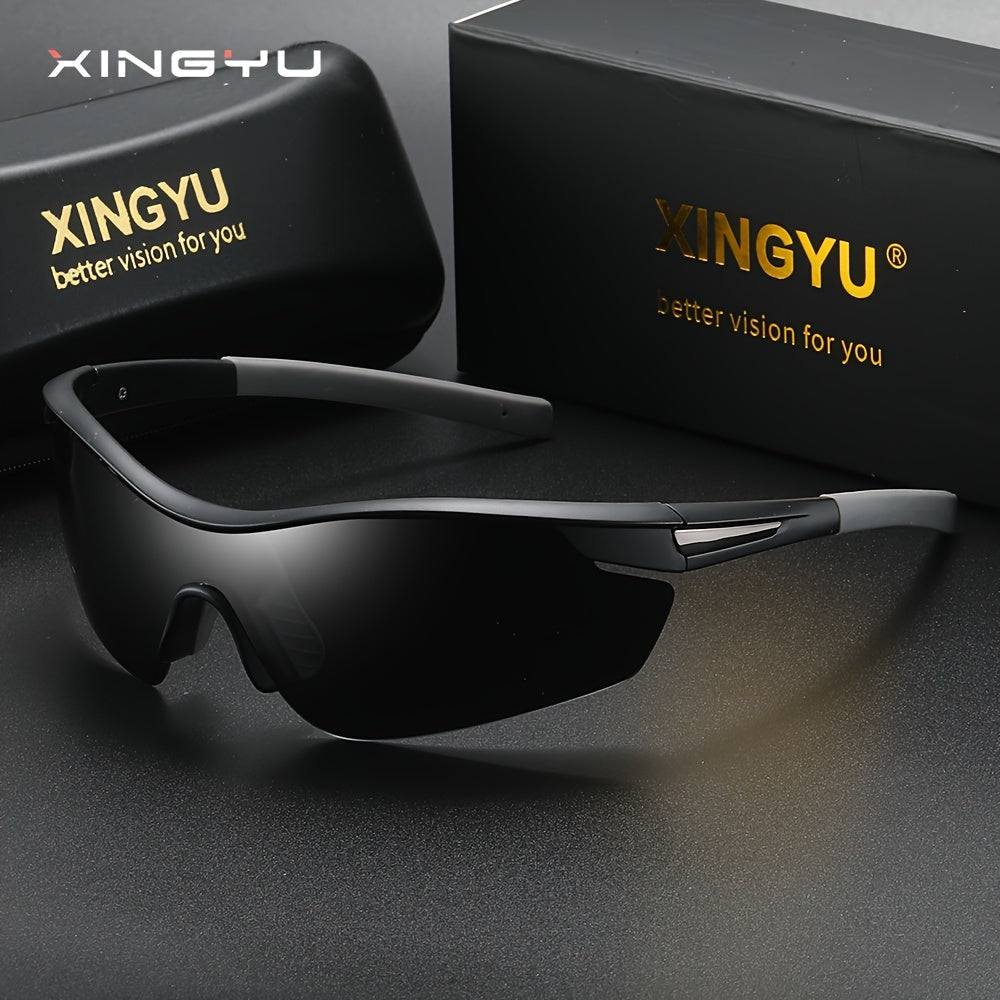 Outdoor Sports Polarized Sunglasses Camouflage Wrap Around Windproof for Men Women Cycling Fishing Driving