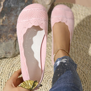 Women's Round Toe Slip-On Loafers Lightweight Casual Shoes in Multiple Colors