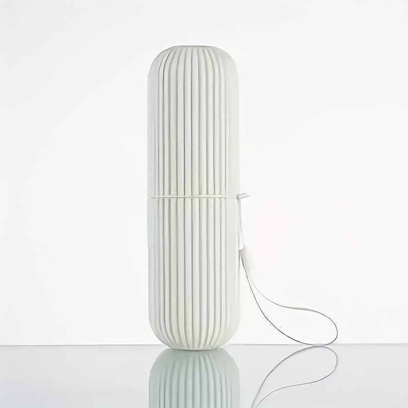 Travel Toothbrush Set with Portable Storage Box and Rinse Cup