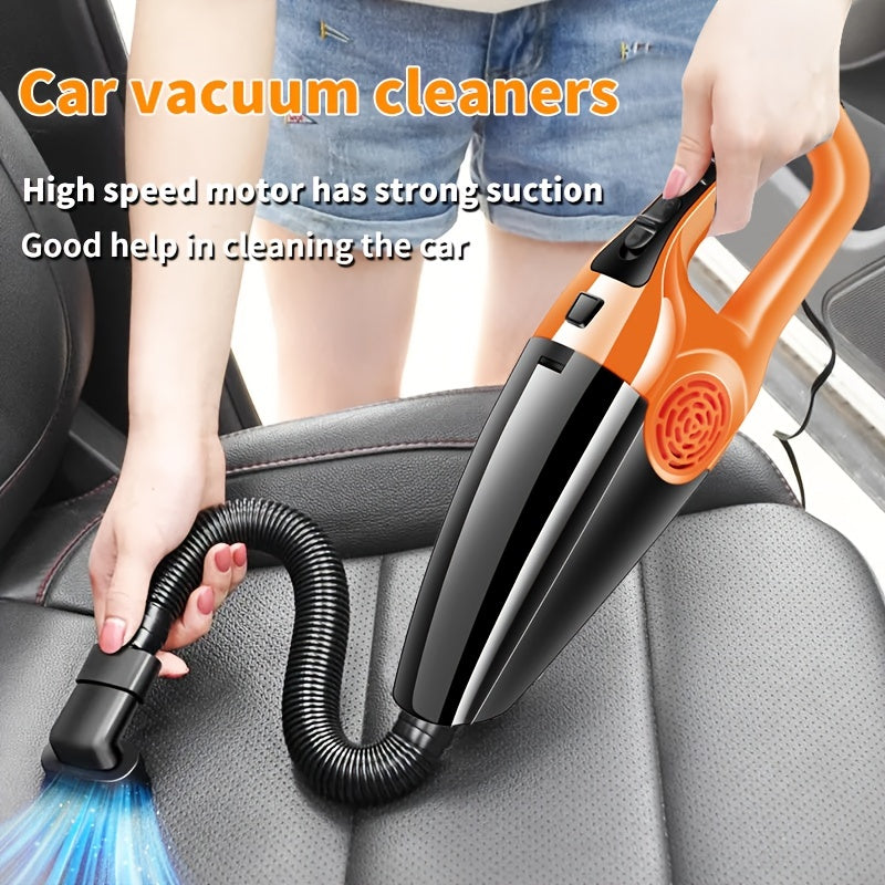 12V Car and Household Vacuum Cleaner with Strong Suction Wet and Dry Use