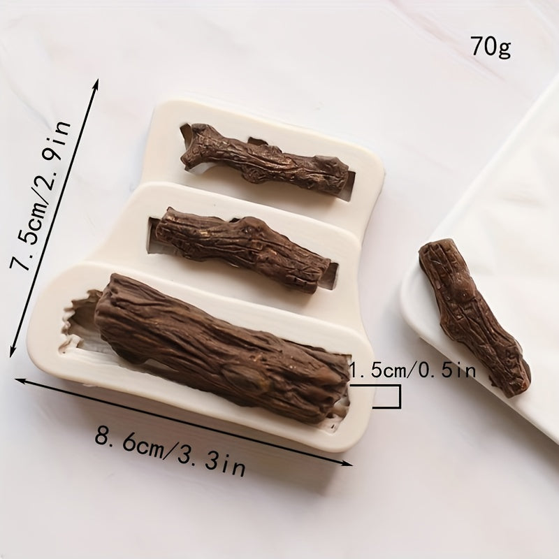 Forest Silicone Mold for Candies, Fondants, and Biscuits with Squirrel and Mushroom Shapes