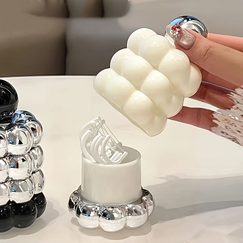 Durable Plastic Toothpick Holder Dispenser with Cartoon Design for Kitchen and Restaurant