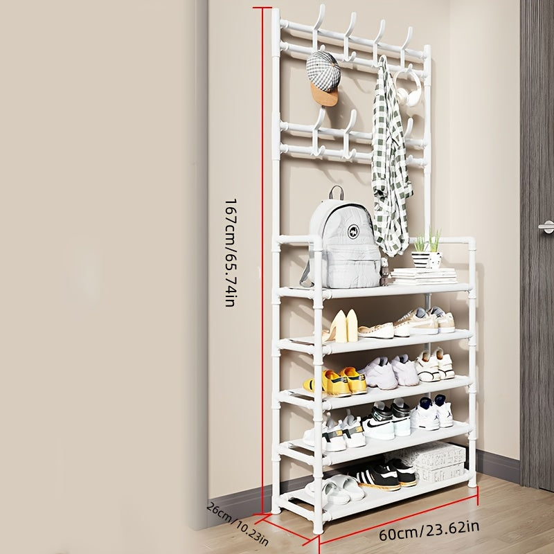 Zaryadsiz Temir Hall Darvoza uchun 8 Ta Qulflar va Kirish Joyi Saqlash Skamiyasi