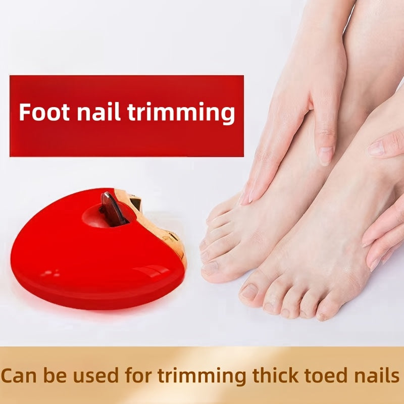 Electric Nail Clipper and Foot File USB Rechargeable Dual Speed Automatic Trimmer for Men Women Travel Compact White Black Pink