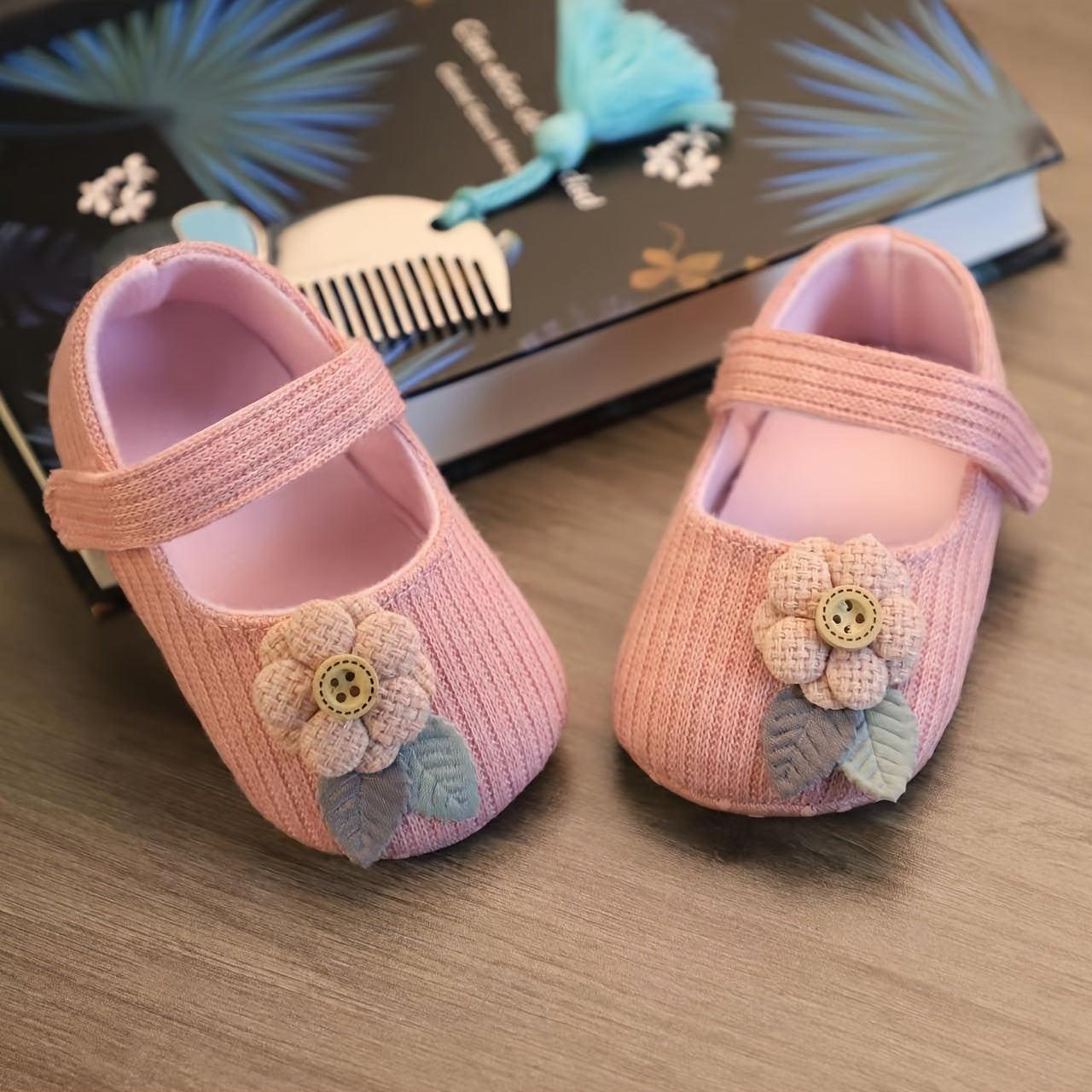 Baby Girl Soft Sole Shoes for Newborns 0-6 Months Breathable Spring Summer Flat Shoes