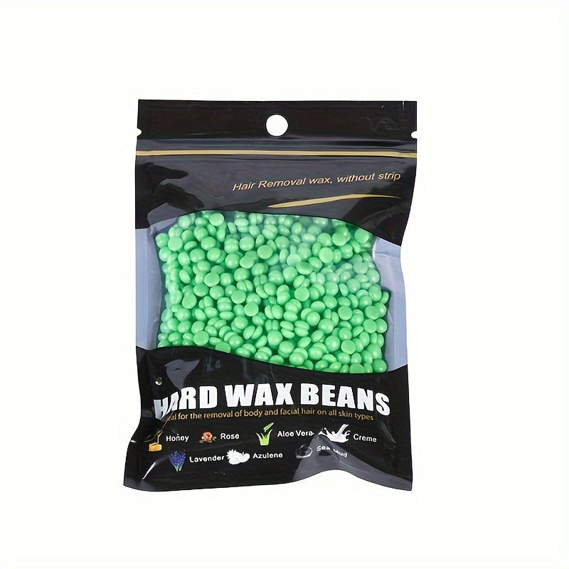 Cera de cera de abeja para mujeres y hombres, lavanda, 100 g, cera dura para depilación, hipoalergénica