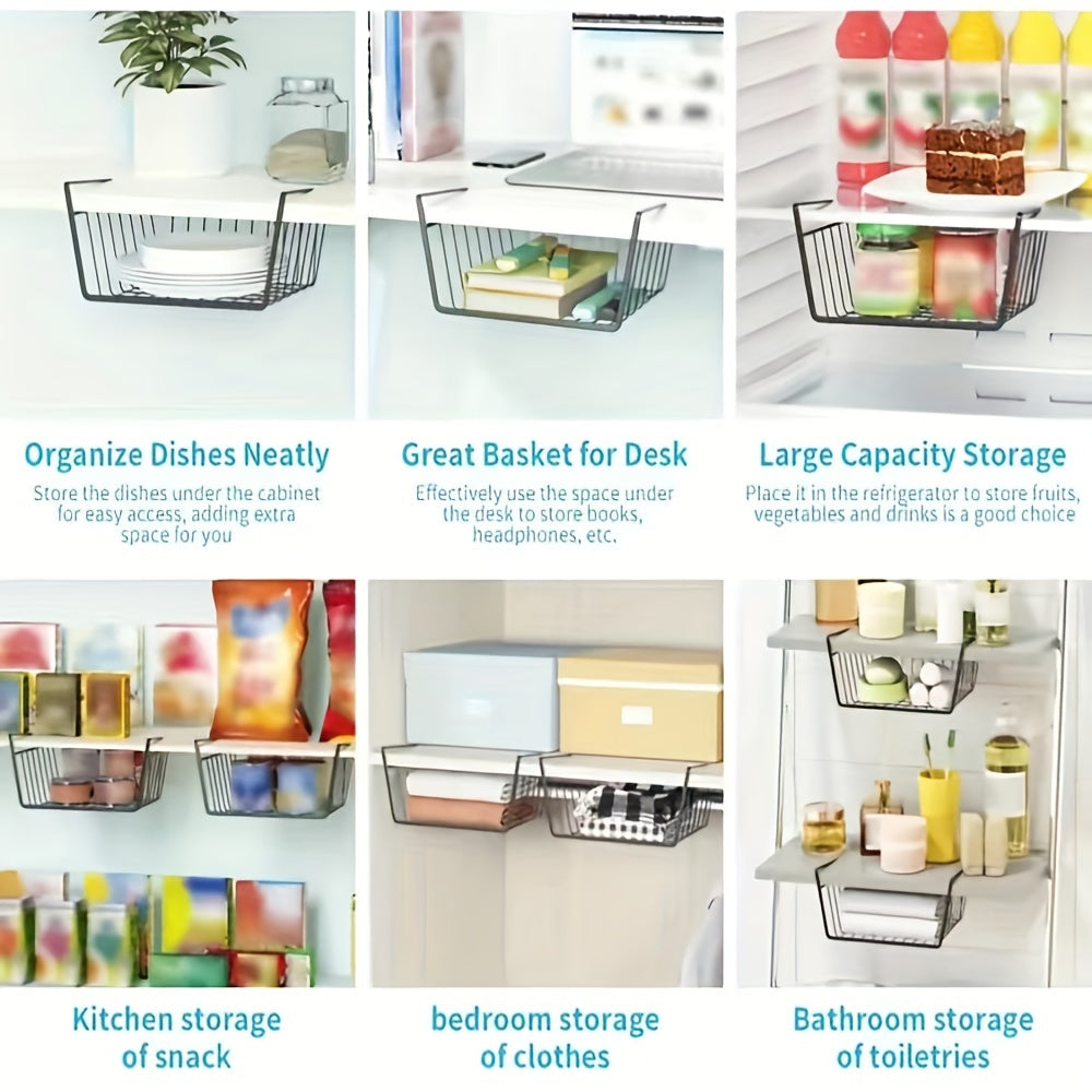 Estante de almacenamiento grande para artículos de cocina y oficina, fácil de instalar, versátil