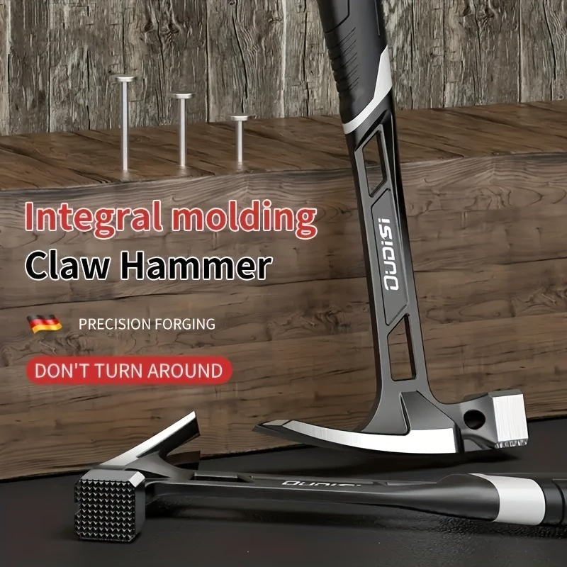 Professional Woodworking Claw Hammer with Seismic Handle Non-Slip Multifunctional