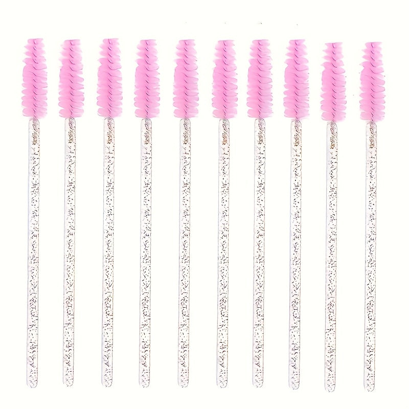 Qosh va kirpik cho'tkalar to'plami 100 dona Sayohat uchun saqlash, suv o'tkazmaydigan emas