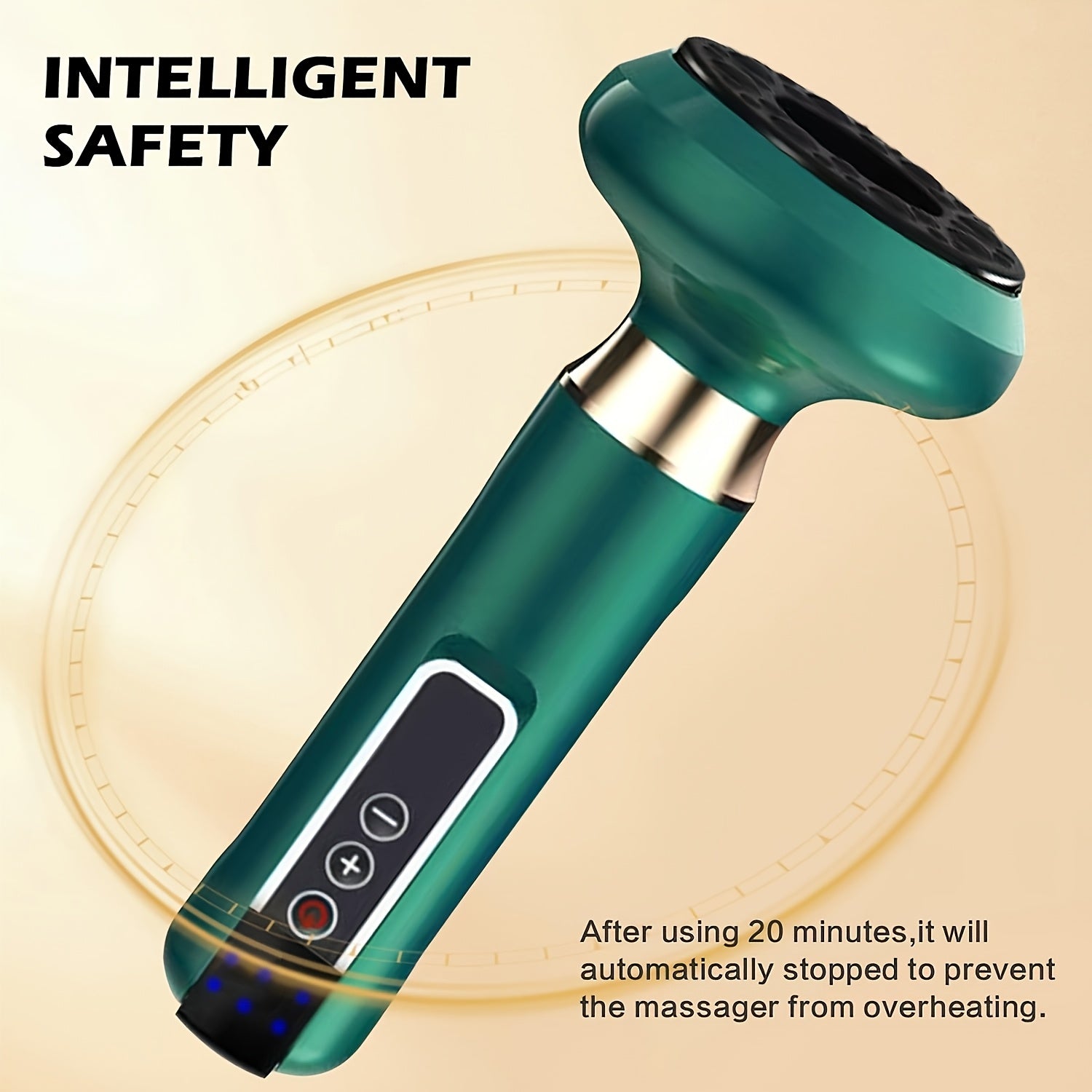 Herramienta eléctrica Gua Sha con dispositivo de masaje recargable USB de 6 velocidades para uso en el hogar