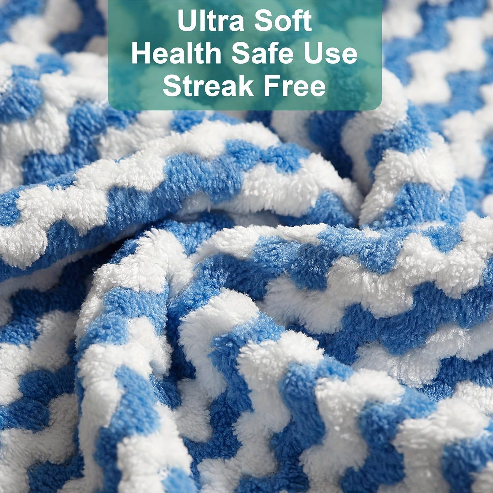 Microfiber Double-Sided Dish Cloths 5 Pack for Stain Removal and Cleaning