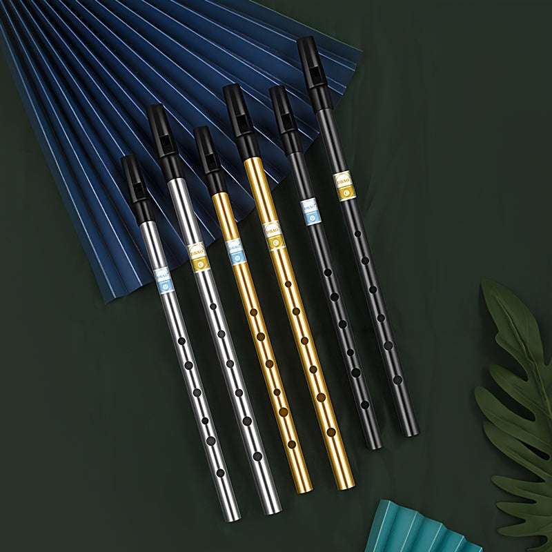 Alüminiy irlandiyalik ohang cho‘qqisi, C/D kalitida, 6 teshik va quti bilan