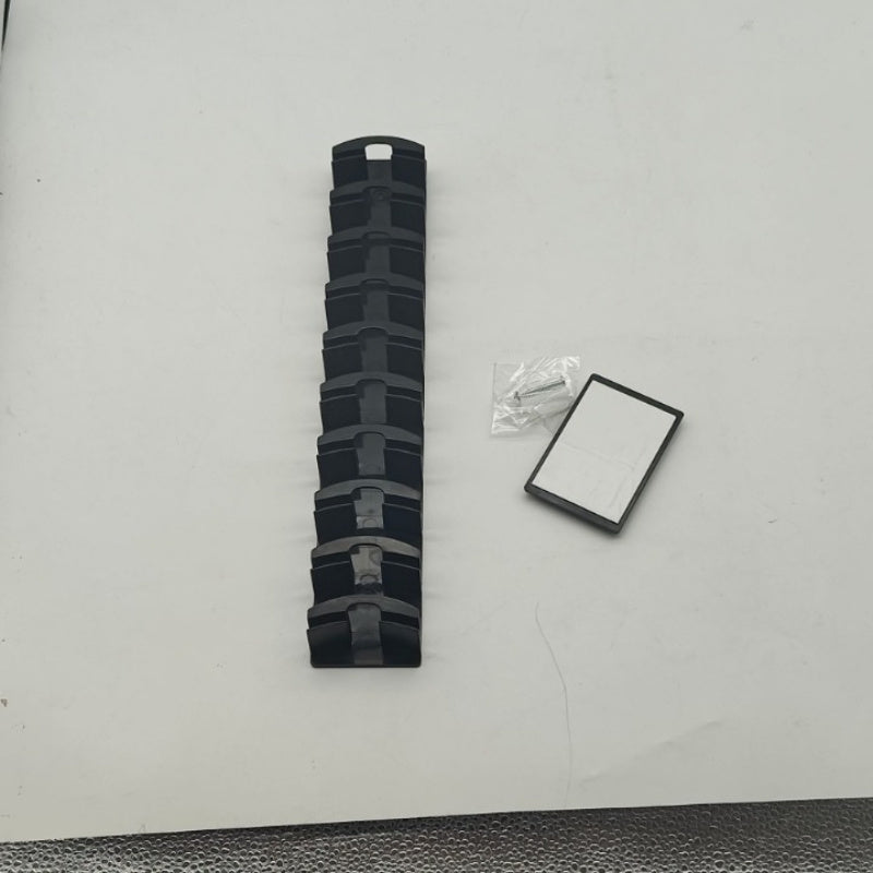 Wall-Mounted Hat Organizer for 10 Caps Plastic Dual-Installation Space-Saving Storage