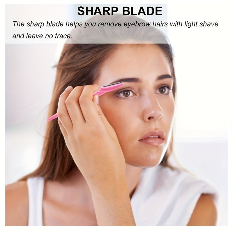 Мужской и женский многофункциональный набор бритв для бровей для эксфолиации, дермапланинга и ухода за лицом