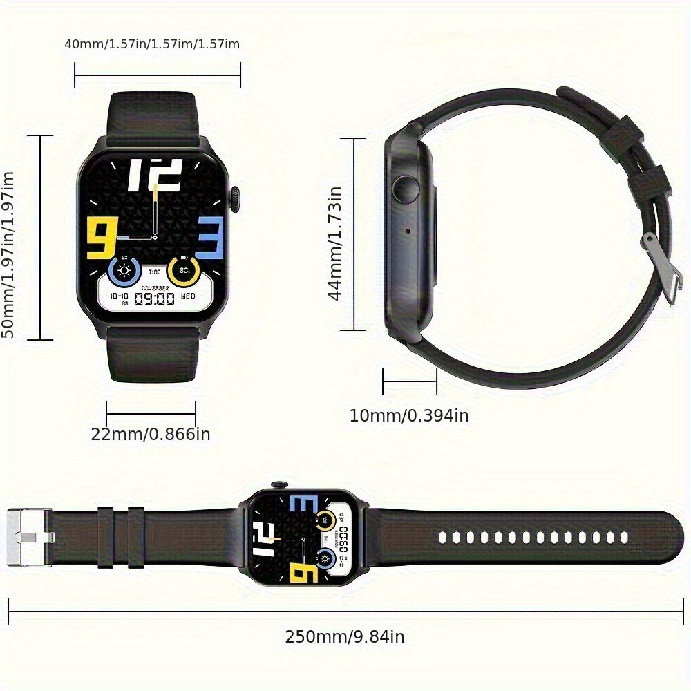 Women's Smartwatch 1.83 Inch Digital Fitness Watch Waterproof IP68 Compatible with iOS and Android