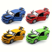 32 Scale Alloy Die-Cast Sports Car Model Toy for Kids Pull-Back Four Doors