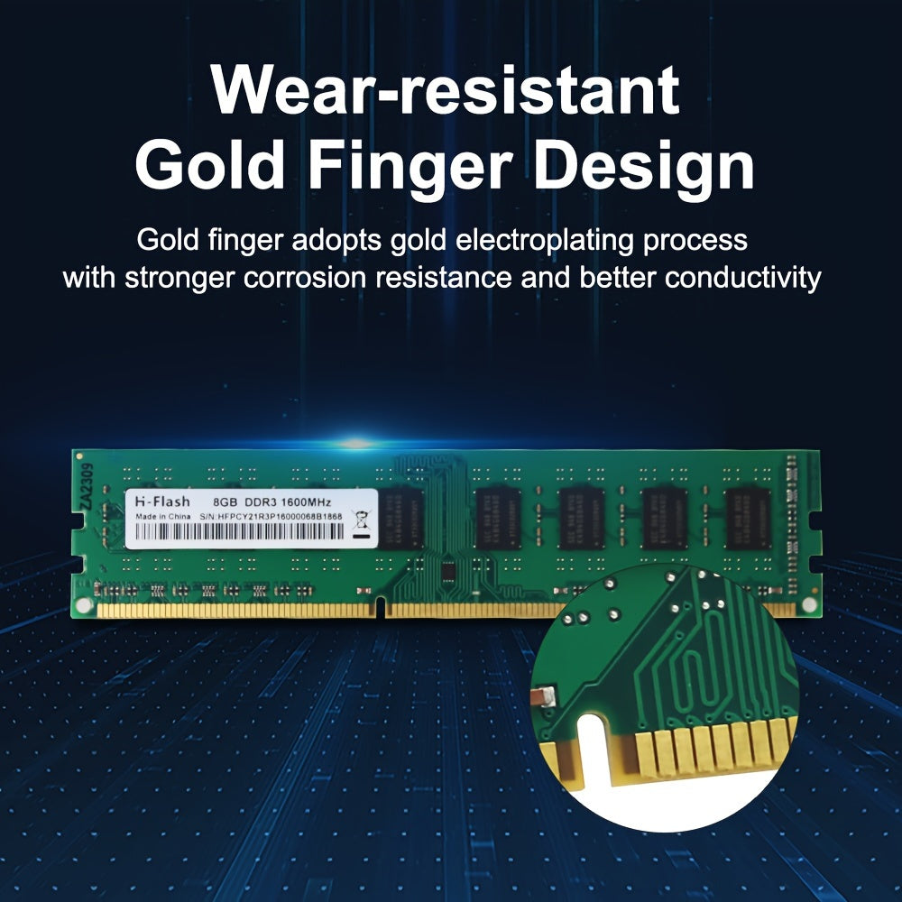 8GB DDR3 1600MHz ish stoli xotira moduli