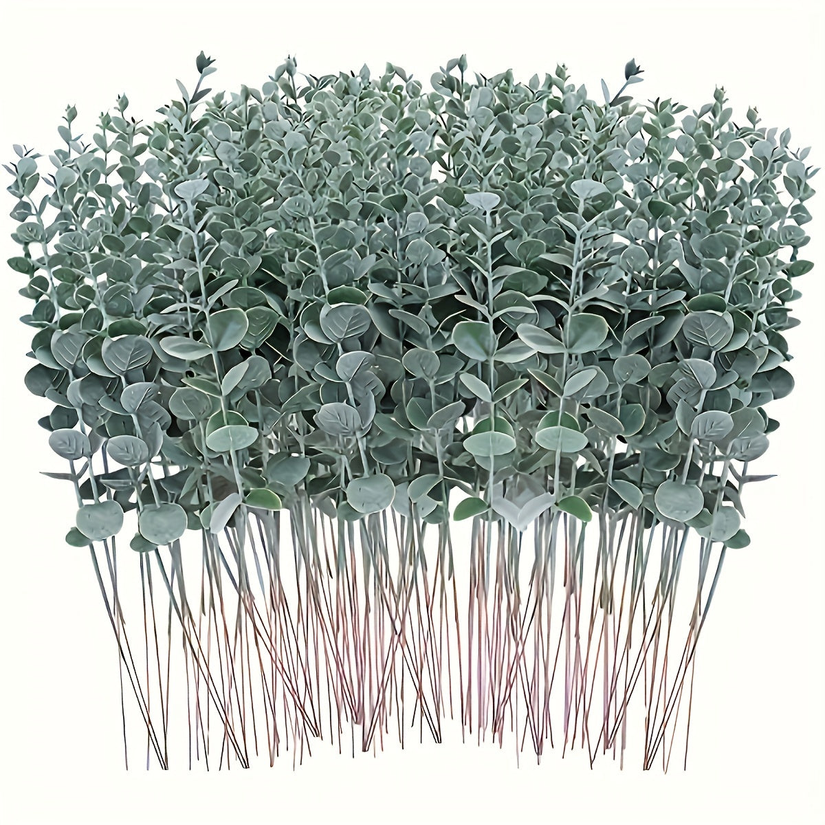 Artificial Eucalyptus Stems 12 Pack 38.1cm for Bouquets Centerpieces Home Decor