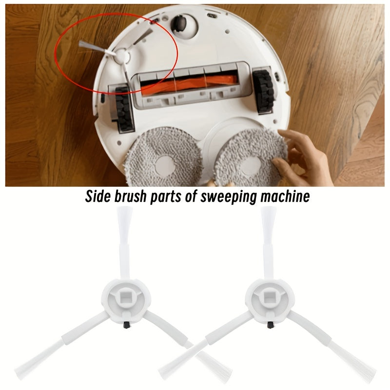 Set of 10 Side Brushes for Robot Vacuums, Long-Lasting Plastic, Effective Floor Cleaning