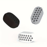 1 dona Zaryadsiz Silikon Jag'ni Shakllantiruvchi Massajer erkaklar uchun, Ikki iyakni kamaytiruvchi, Qora, Oq va Kulrang ranglarda mavjud.