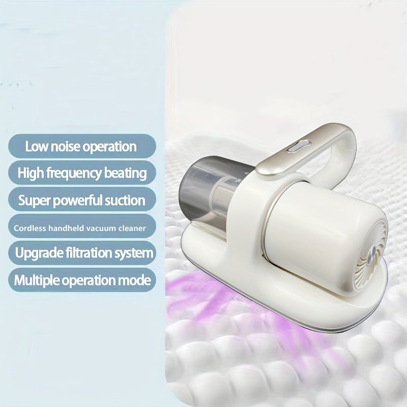 2025 Aspiradora de mano mejorada con fuerte succión, carga USB para asientos de coche, pelo de mascotas
