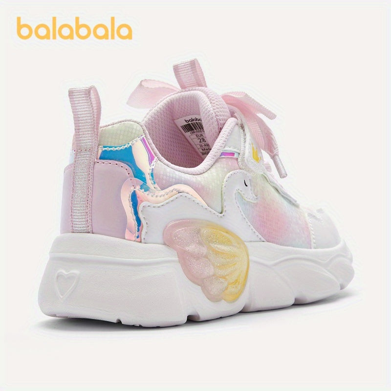 Girls Breathable Microfiber Leather Sneakers for Casual Sports and Outdoor Activities