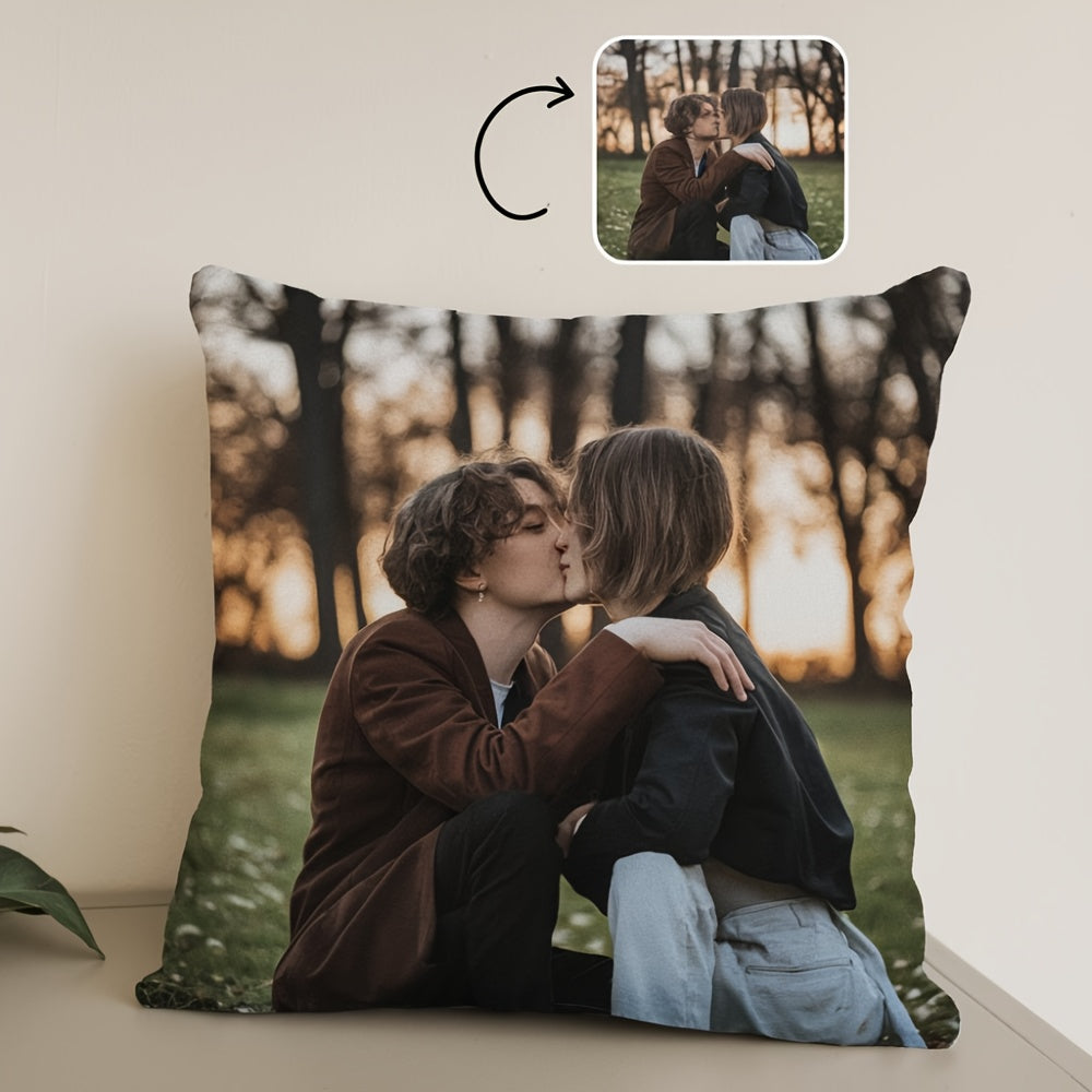 18x18 Polyester Pillow Cover for Home Decor and Gifts for Valentine's Day Christmas Thanksgiving and New Year