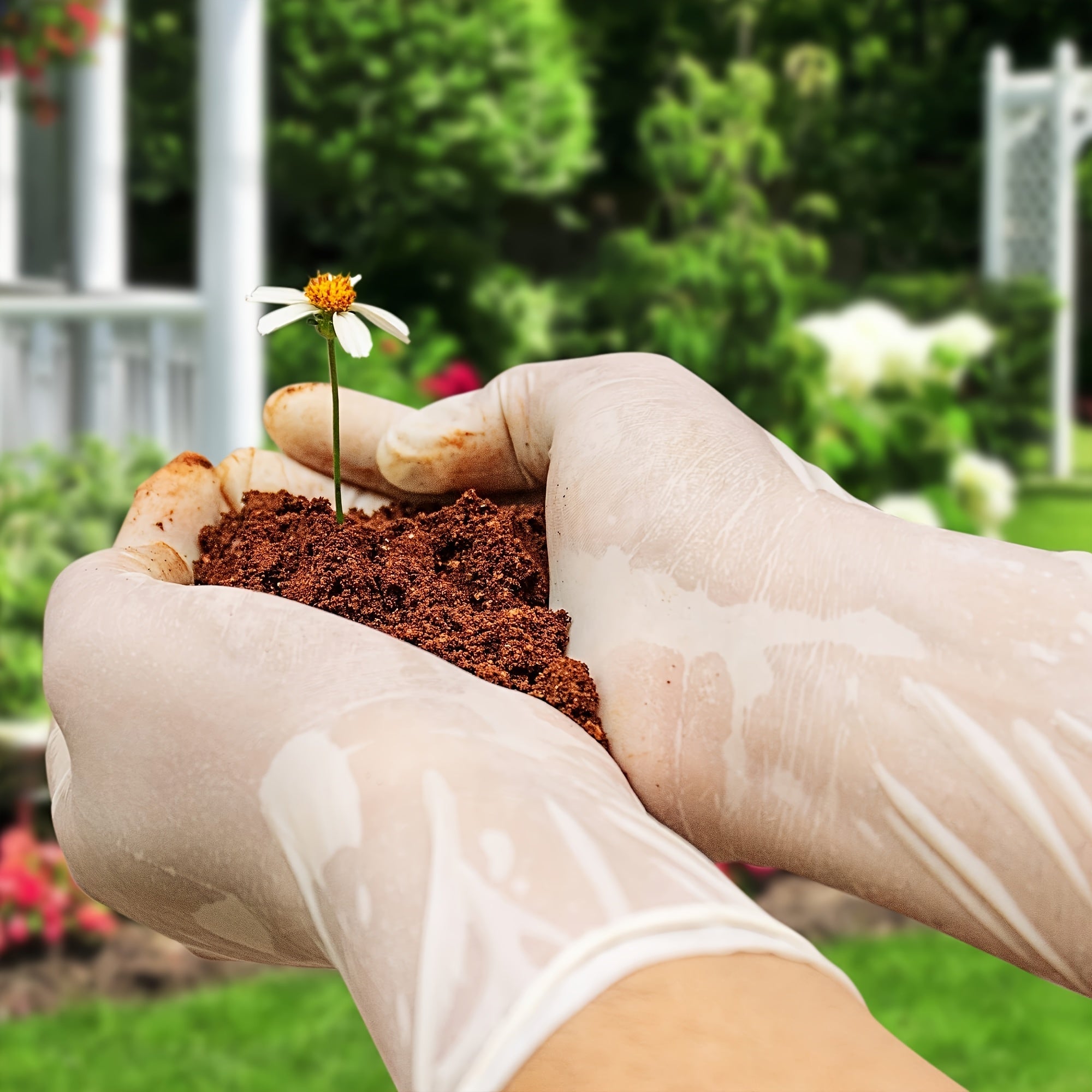 20-40 Pcs TPE Disposable Gloves Latex-Free Powder-Free Waterproof Clear Kitchen Cleaning