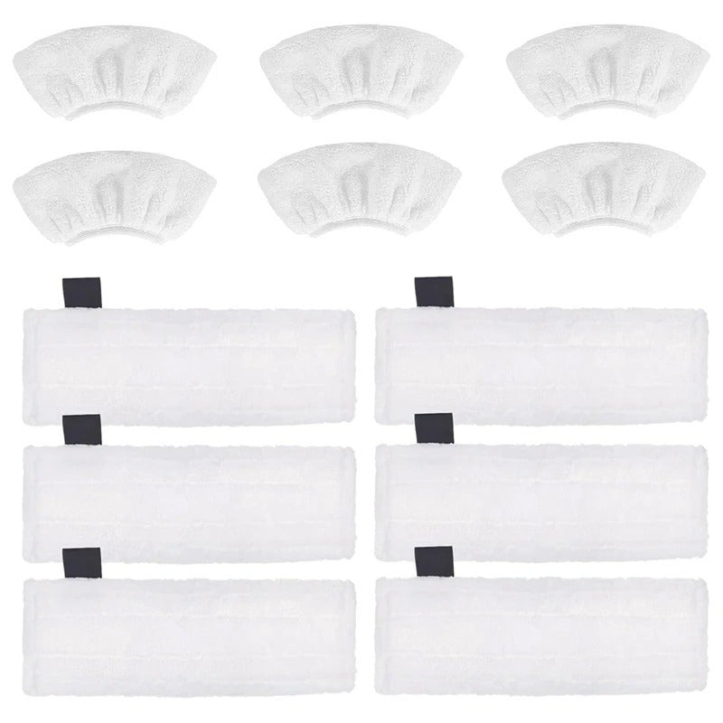 Karcher bug'latgich uchun qayta ishlatiladigan mikrofiber mato qo'shimchalari, Easyfix SC1, SC2, SC3, SC4, SC5 modellari - Easyfix tizimi bilan mos keladi, bug'latgich mopa padlari va pol tozalash uchun ideal