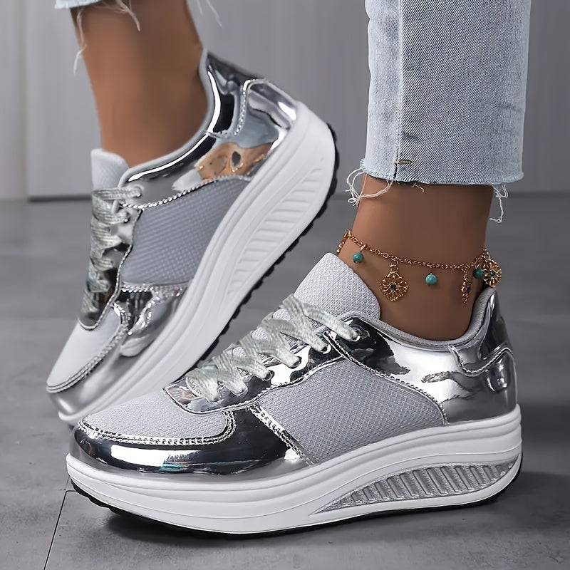 Women’s Fashion Sneakers with Thick Platform Sole All-Season Casual and Sport Shoes