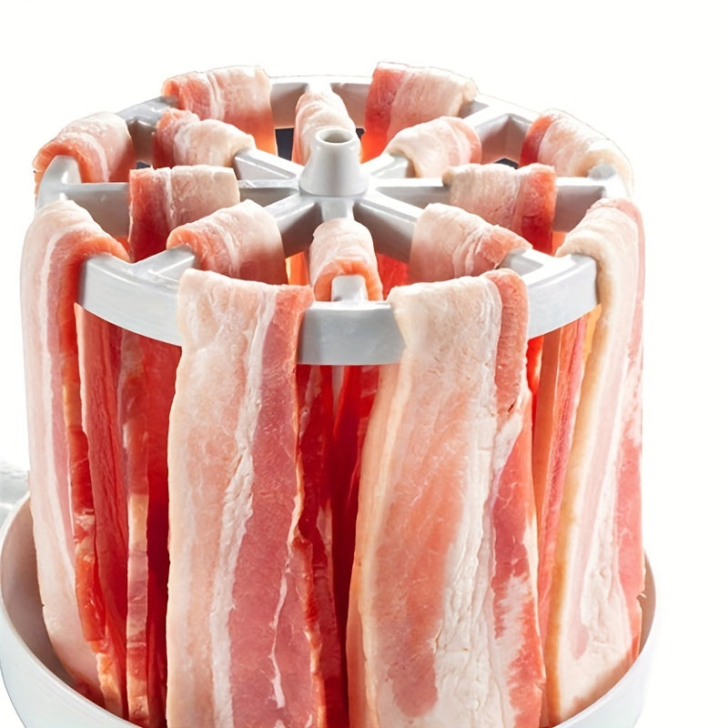 Accesorios de cocina Parrilla para barbacoa para asar en microondas Placa para cocinar tocino