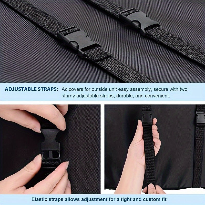 Waterproof Window Air Conditioner Cover Heavy Duty UV Snow Wind Resistant