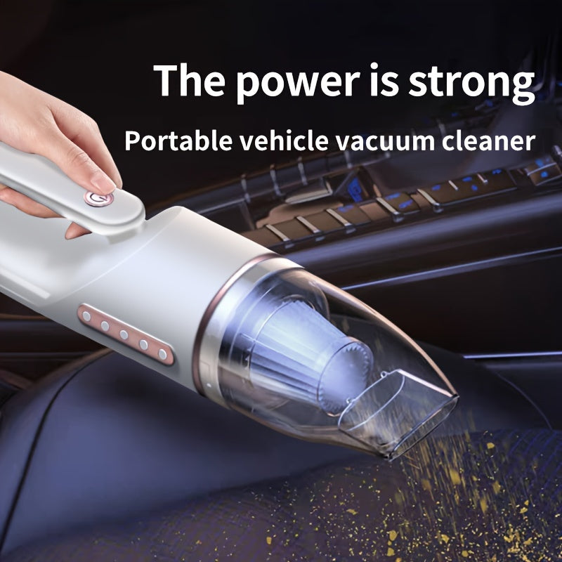 Car Handheld Vacuum Cleaner High Suction Compact for Car Interior and Grooves