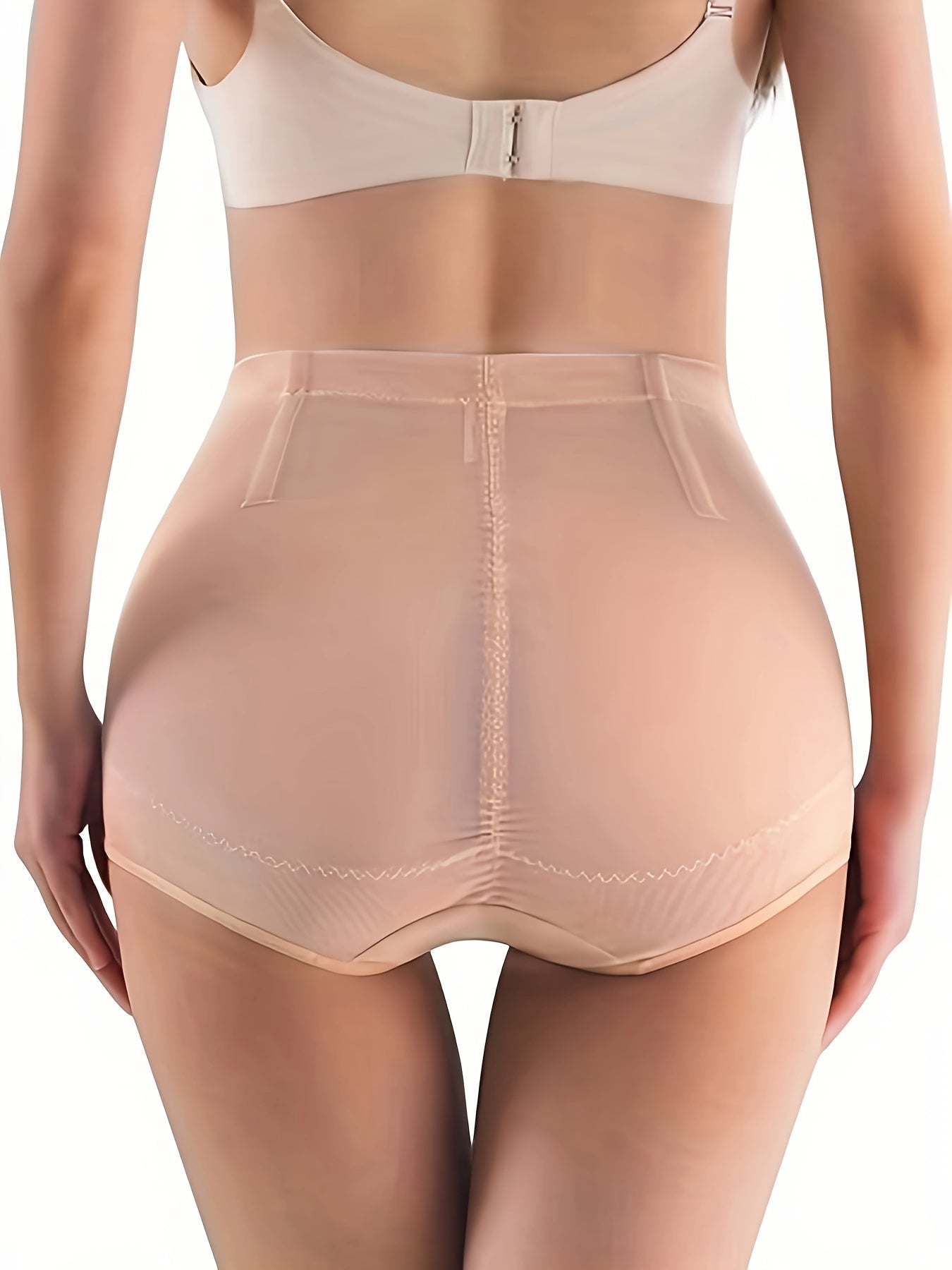 Women's Postpartum Shapewear Pants Tummy Control Butt Lifting Solid Color High-Waisted
