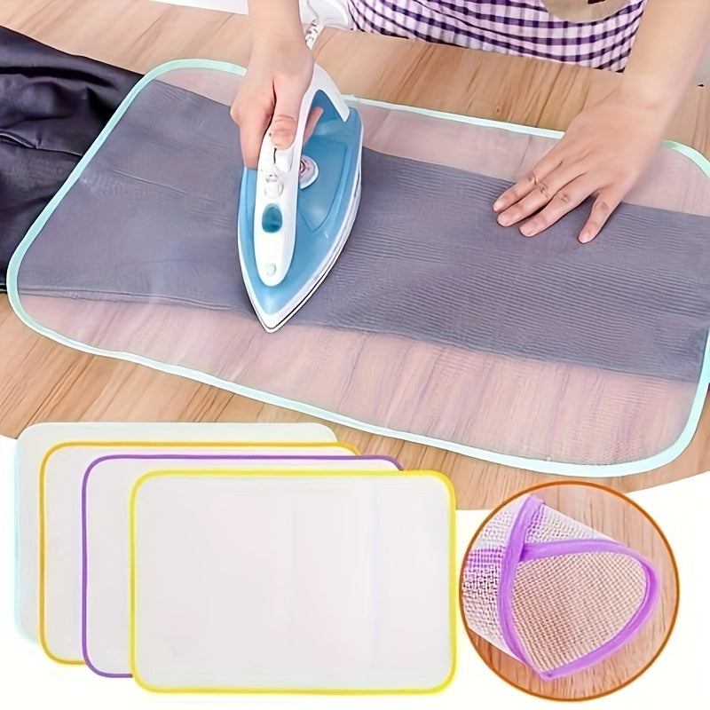 Durable Polyester Ironing Mesh Pad Non-Stick Heat Resistant Green/Purple/White