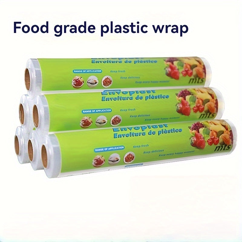 Cling Film Roll 30m Heat-Resistant Food Wrap for Kitchen and Restaurant