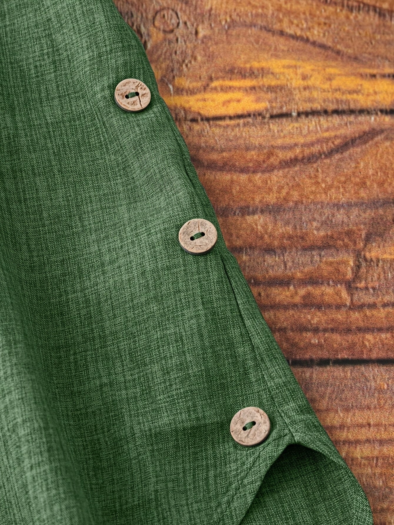 Casual Polyester V-Neck Shirt with Half Sleeves and Asymmetrical Hem