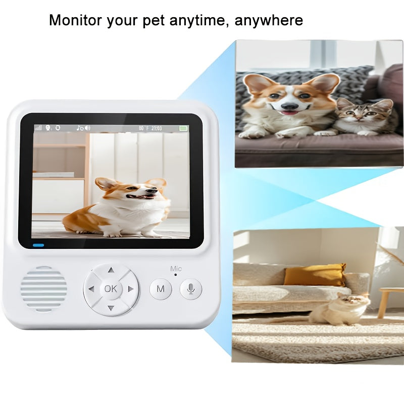 1080P Security Camera with Pan-Tilt, Two-Way Audio, Wi-Fi, USB Rechargeable Indoor Use