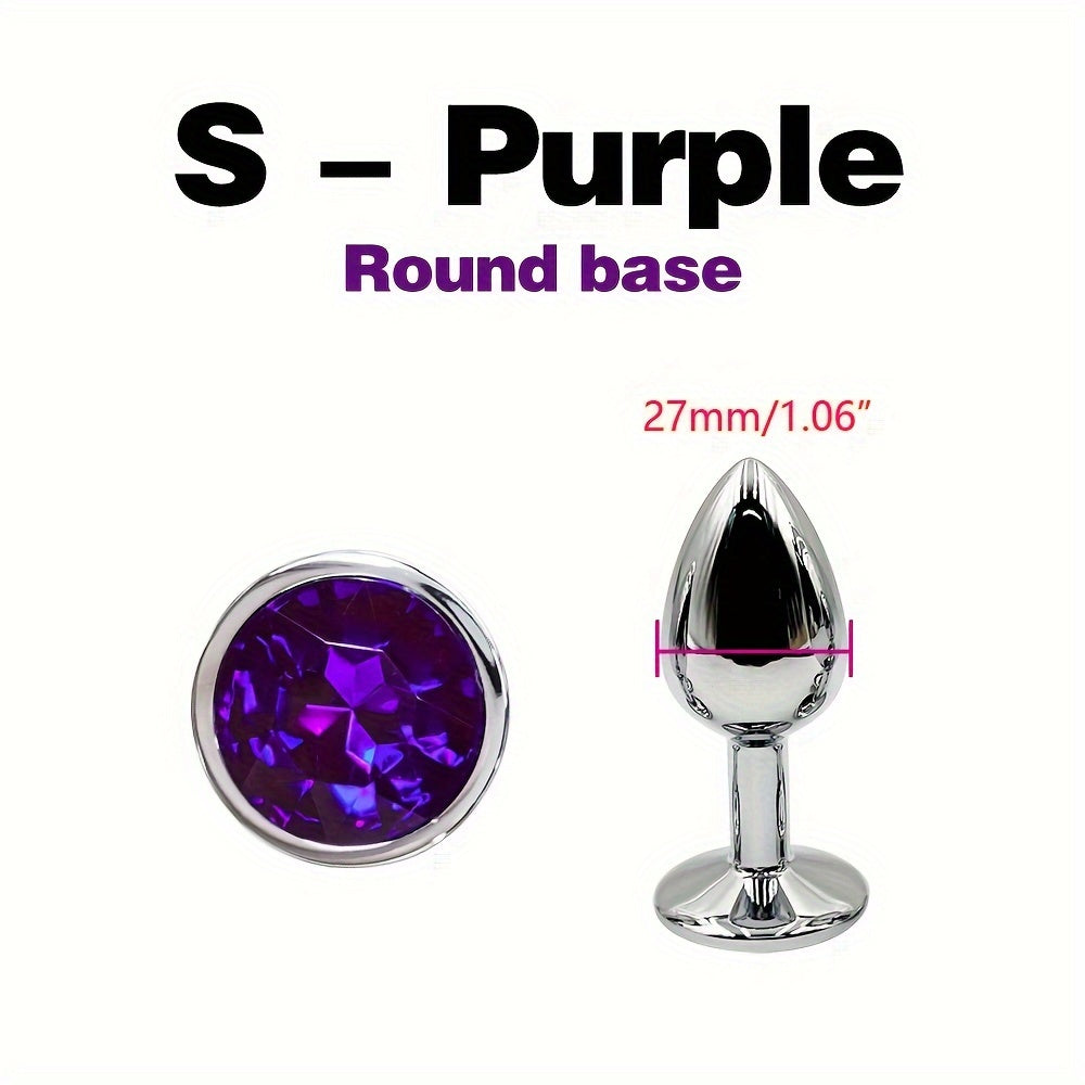 Adult Metal Anal Plug Set 5 Sizes G-Spot Massage Butt Plug Sexual Wellness