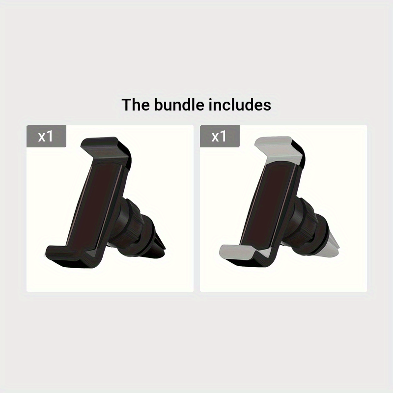 Avtomobil havo ventilyatori uchun telefon tutgichi, Snap-On, 360 daraja aylanadigan, ko‘p funksiyali