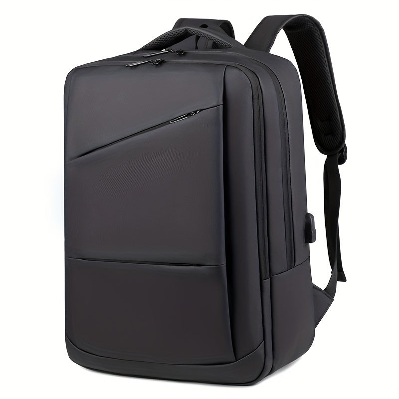 Men's Business Backpack Large Capacity Oxford Durable Zipper Commuter School