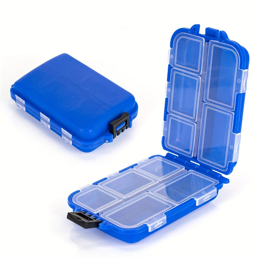 Kichik ikki tomonlama saqlash qutisi, olib yuriladigan charm qutisi, ajraladigan bo'linmalari bilan