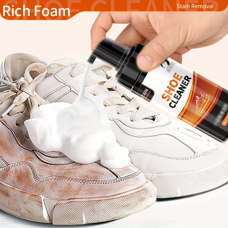 4pcs Sneaker Cleaning Kit Foam Cleaner for White Shoes Stains Dirt