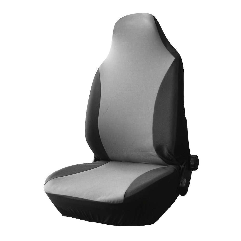 Universal Car Seat Cover Single Front Seat Protector Silver